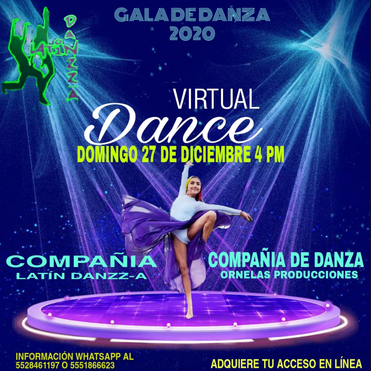 GALA DE DANZA 2020  VIRTUAL DANCE. Compañia Latin Danzz-a