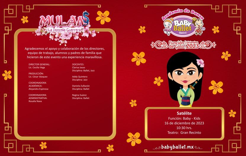 Protegido: Función de Gala 2023 – Mulan – Baby Ballet Satélite Baby-Kids